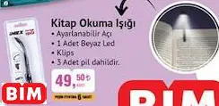 KİTAP OKUMA IŞIĞI